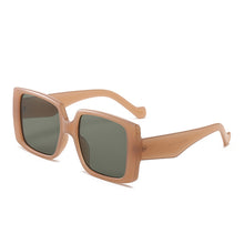 Load image into Gallery viewer, 2023 Oversized Square Jelly Color Sunglasses Women Shades UV400 Trending Men Tea Orange Sun Glasses Unisex Eyewear