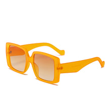 Load image into Gallery viewer, 2023 Oversized Square Jelly Color Sunglasses Women Shades UV400 Trending Men Tea Orange Sun Glasses Unisex Eyewear