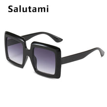 Carica l&#39;immagine nel visualizzatore di Gallery, 2023 Oversized Square Sunglasses For Women Black Brown Elegant Gradient Sun Glasses Female Uv400 Eyewear Pink Red