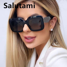 Carica l&#39;immagine nel visualizzatore di Gallery, 2023 Oversized Square Sunglasses For Women Black Brown Elegant Gradient Sun Glasses Female Uv400 Eyewear Pink Red