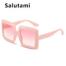 Carica l&#39;immagine nel visualizzatore di Gallery, 2023 Oversized Square Sunglasses For Women Black Brown Elegant Gradient Sun Glasses Female Uv400 Eyewear Pink Red