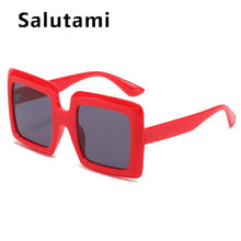Carica l&#39;immagine nel visualizzatore di Gallery, 2023 Oversized Square Sunglasses For Women Black Brown Elegant Gradient Sun Glasses Female Uv400 Eyewear Pink Red