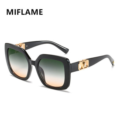 2023 Oversized Sunglasses Women  Brand Designer Big Frame Gradient Square Sun Glasses For Female UV400