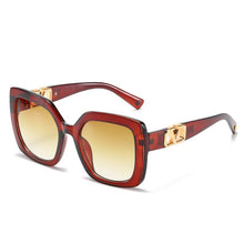 Load image into Gallery viewer, 2023 Oversized Sunglasses Women  Brand Designer Big Frame Gradient Square Sun Glasses For Female UV400