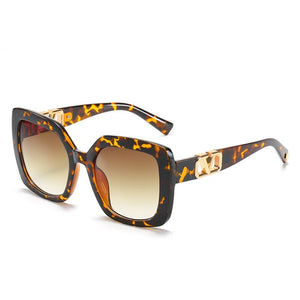 2023 Oversized Sunglasses Women  Brand Designer Big Frame Gradient Square Sun Glasses For Female UV400
