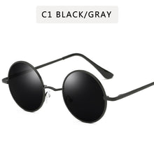 Carica l'immagine nel visualizzatore di Gallery, 2022   Fashion Round Polarized Sunglasses Men Brand Design Women Shades Retro  Alloy Sun Glasses UV400 Eyewear Oculos De Sol