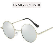 Carica l'immagine nel visualizzatore di Gallery, 2022   Fashion Round Polarized Sunglasses Men Brand Design Women Shades Retro  Alloy Sun Glasses UV400 Eyewear Oculos De Sol