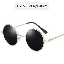 Carica l'immagine nel visualizzatore di Gallery, 2022   Fashion Round Polarized Sunglasses Men Brand Design Women Shades Retro  Alloy Sun Glasses UV400 Eyewear Oculos De Sol