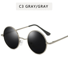 Carica l'immagine nel visualizzatore di Gallery, 2022   Fashion Round Polarized Sunglasses Men Brand Design Women Shades Retro  Alloy Sun Glasses UV400 Eyewear Oculos De Sol