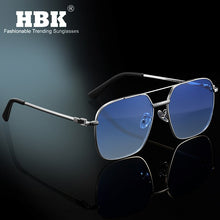 Load image into Gallery viewer, 2023 Square Big Frame Men&#39;s Sunglasses Metal Vintage  Women Sun glasses Retro Double Bridge Eyewear Men
