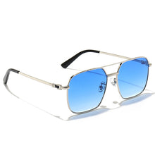 Load image into Gallery viewer, 2023 Square Big Frame Men&#39;s Sunglasses Metal Vintage  Women Sun glasses Retro Double Bridge Eyewear Men