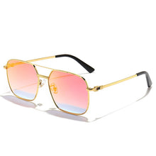 Load image into Gallery viewer, 2023 Square Big Frame Men&#39;s Sunglasses Metal Vintage  Women Sun glasses Retro Double Bridge Eyewear Men