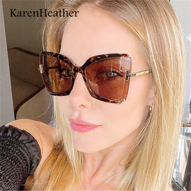2023 Square Retro Sunglasses For Women Men Vintage  Metal Frame   Brand Glasses UV400 Driving  Oversized Rimle