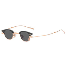 Load image into Gallery viewer, 2023 Steampunk Round Sunglasses Men Women Brand Design Small Frame Vintage Retro Metal Oval Sun Glasses Oculos UV400