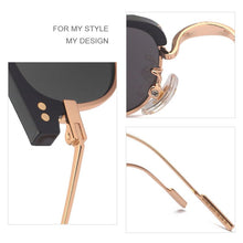 Load image into Gallery viewer, 2023 Steampunk Round Sunglasses Men Women Brand Design Small Frame Vintage Retro Metal Oval Sun Glasses Oculos UV400