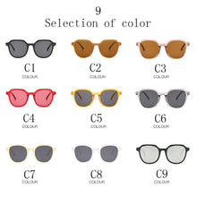 Load image into Gallery viewer, 2022   Style All-match Trend Sunglasses Personalized Round Frame Sunglasses Ins Trend Candy Color Big Frame Sunglasses