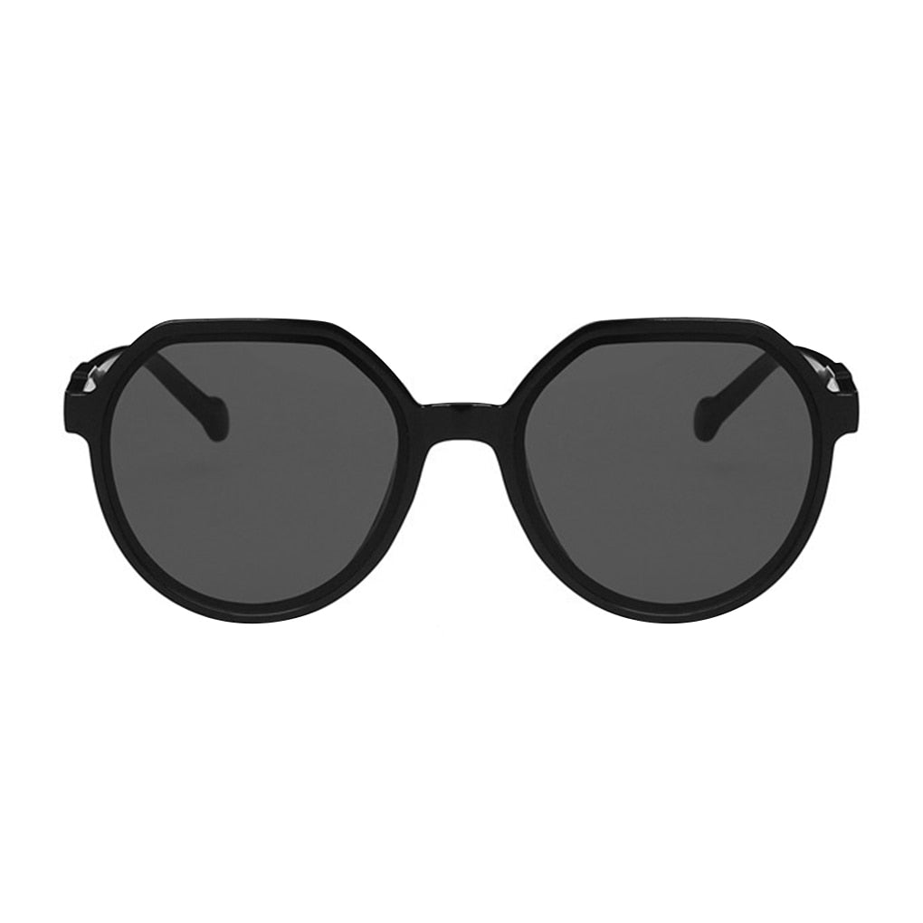2023 Style All-match Trend Sunglasses Personalized Round Frame Sunglasses Ins Trend Candy Color Big Frame Sunglasses
