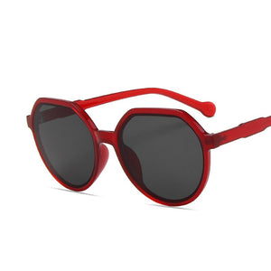 2023 Style All-match Trend Sunglasses Personalized Round Frame Sunglasses Ins Trend Candy Color Big Frame Sunglasses
