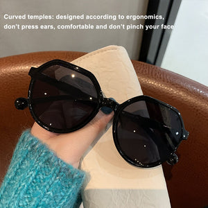 2023 Style All-match Trend Sunglasses Personalized Round Frame Sunglasses Ins Trend Candy Color Big Frame Sunglasses