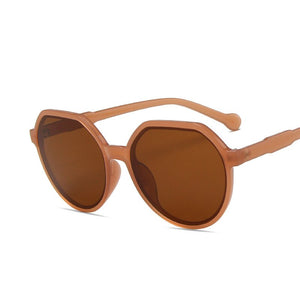 2023 Style All-match Trend Sunglasses Personalized Round Frame Sunglasses Ins Trend Candy Color Big Frame Sunglasses