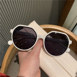 2023 Style All-match Trend Sunglasses Personalized Round Frame Sunglasses Ins Trend Candy Color Big Frame Sunglasses