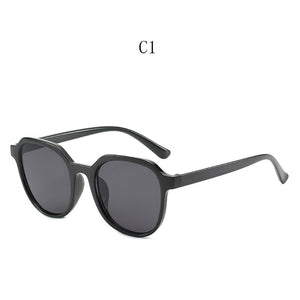 2022   Style All-match Trend Sunglasses Personalized Round Frame Sunglasses Ins Trend Candy Color Big Frame Sunglasses