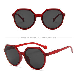 2023 Style All-match Trend Sunglasses Personalized Round Frame Sunglasses Ins Trend Candy Color Big Frame Sunglasses