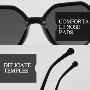 2022   Style All-match Trend Sunglasses Personalized Round Frame Sunglasses Ins Trend Candy Color Big Frame Sunglasses
