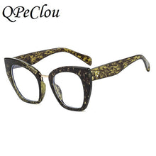 Load image into Gallery viewer, 2023 Vintage Leopard Optical Anti-blue Glasses Frame Women Sexy Cat Eye Transparent Eyeglasses Female Spectacles