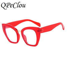 Load image into Gallery viewer, 2023 Vintage Leopard Optical Anti-blue Glasses Frame Women Sexy Cat Eye Transparent Eyeglasses Female Spectacles