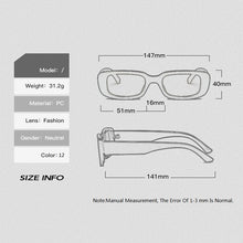 Load image into Gallery viewer, 2023 Vintage Sunglasses Women Brand Designer Retro Sunglass Women's Rectangle Sun Glasses Female UV400 Eyewears