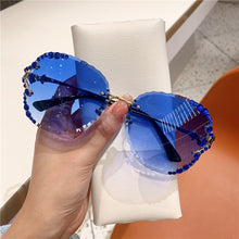 Load image into Gallery viewer, 2023 Women Sunglasses  Brand Designer Rimless Ocean Lens Vintage Shades Metal Frame Eyewear Oculos De Sol
