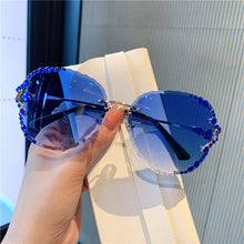 Load image into Gallery viewer, 2023 Women Sunglasses  Brand Designer Rimless Ocean Lens Vintage Shades Metal Frame Eyewear Oculos De Sol