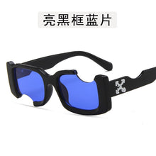 Load image into Gallery viewer, 2022   rectangle OFF Fotch Hole Design Sunglasses women men off white logo sun Glasses retro oculos de sol feminino