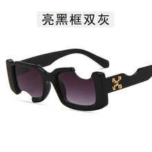 Load image into Gallery viewer, 2022   rectangle OFF Fotch Hole Design Sunglasses women men off white logo sun Glasses retro oculos de sol feminino