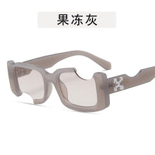 Load image into Gallery viewer, 2022   rectangle OFF Fotch Hole Design Sunglasses women men off white logo sun Glasses retro oculos de sol feminino