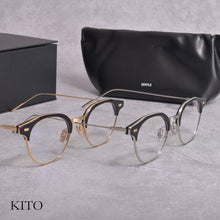 Load image into Gallery viewer, 2023 titanium women men  Prescription  glasses Frames GENTLE KITO Women Men Optics Eyeglasses Frames lens