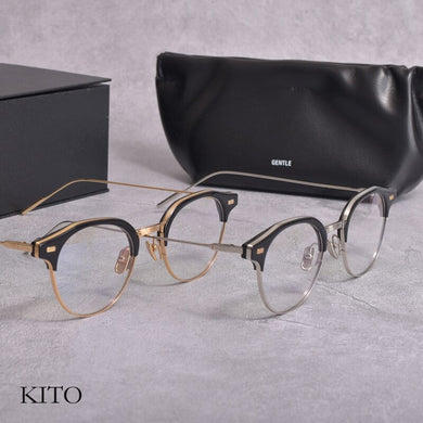 2023 titanium women men  Prescription  glasses Frames GENTLE KITO Women Men Optics Eyeglasses Frames lens
