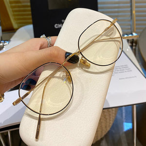 2023 GENTLE Eyeglasses Frame YONA Round Shape Glasses Prescription Men's Decorative Women's Glasses Frame Myopia Glasses
