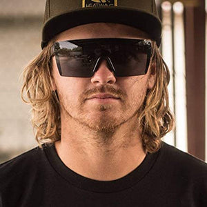 2023  Heat Wave Sunglasses Men/Women Brand Design Square Conjoined Lens Sun Glasses UV400 With Original Case