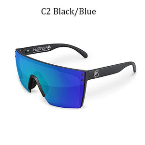 2023  Heat Wave Sunglasses Men/Women Brand Design Square Conjoined Lens Sun Glasses UV400 With Original Case