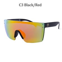 Load image into Gallery viewer, 2023  High Quality  Wave Heat Brand Square Sunglasses Lens Siamese UV400 Sunglasses With Box Packaging