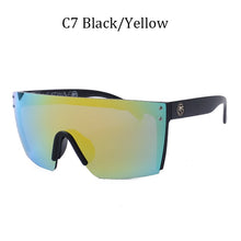 Load image into Gallery viewer, 2023  High Quality  Wave Heat Brand Square Sunglasses Lens Siamese UV400 Sunglasses With Box Packaging