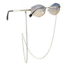 Load image into Gallery viewer, 2023 Irregular Frame Retro Sunglasses For Women Men Brand Designer Metal Polygon Sun Glasses Cutest Sexy Link Chain Eyewear