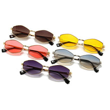 Load image into Gallery viewer, 2023 Irregular Frame Retro Sunglasses For Women Men Brand Designer Metal Polygon Sun Glasses Cutest Sexy Link Chain Eyewear