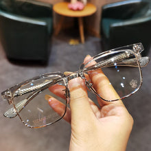 Load image into Gallery viewer, 2023 JIANDAN Krow Heart Glasses Men and Women Personality Retro Big Face Frame Flat Can Be Equipped With Myopia Prescription