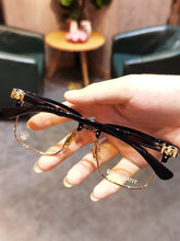 Load image into Gallery viewer, 2023 JIANDAN Krow Heart Glasses Men and Women Personality Retro Big Face Frame Flat Can Be Equipped With Myopia Prescription