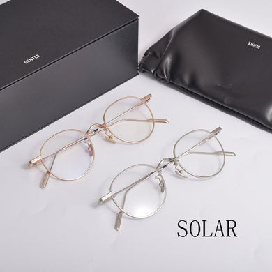2023 Korean Brand GM Optical Eyeglasses Frame SOLAR Alloy Myopia Reading Presciption Eyewear Frames Men Women With Case