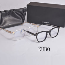 Load image into Gallery viewer, 2023 Korean Brand Optical Eyeglasses Frame KUBO Square Acetate Myopia Reading Presciption Eyewear Frames With Case