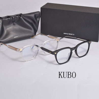 2023 Korean Brand Optical Eyeglasses Frame KUBO Square Acetate Myopia Reading Presciption Eyewear Frames With Case